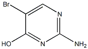 2-amino-5-bromopyrimidin-4-ol Struktur