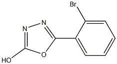 5-(2-bromophenyl)-1,3,4-oxadiazol-2-ol Struktur