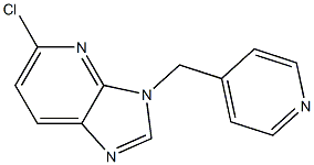 5-chloro-3-(pyridin-4-ylmethyl)-3H-imidazo[4,5-b]pyridine Struktur