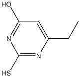 6-ethyl-2-sulfanylpyrimidin-4-ol Struktur