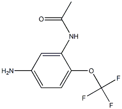 N-[5-amino-2-(trifluoromethoxy)phenyl]acetamide Struktur