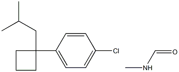 1-(4-Chlorophenyl)-N-Formyl--(2-Methylpropyl)Cyclobutane
Methanamine Struktur