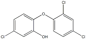 2,4,4'-Trchloro-2'-hydroxydiphenylether Struktur