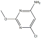 6-chloro-2-methoxy-pyrimidin-4-amine Struktur