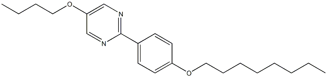 2-[4(N-OCTYLOXY)-PHENYL]-5-N-BUTYLOXY-PYRIMIDINE: 99.5% Struktur