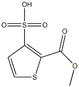 2-(methoxycarbonyl)thiophene-3-sulfonic acid Struktur