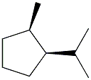 1-methyl-cis-2-isopropylcyclopentane Struktur