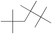 2,2,3,3,5,5-hexamethylhexane Struktur