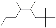 2,2,4,5-tetramethyloctane Struktur