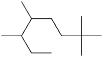 2,2,5,6-tetramethyloctane Struktur