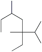 2,3,5-trimethyl-3-ethylheptane Struktur