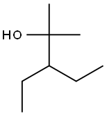 2-methyl-3-ethyl-2-pentanol Struktur