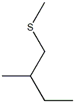 4-methyl-2-thiahexane Struktur