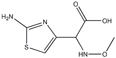 (Z)-2-METHOXYAMINO-2-(2-AMINOTHIAZOLE-4-YL)ACETIC ACID ANHYDROUS (ATMA) Struktur