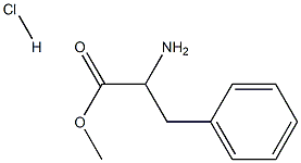 METHYL L-2-AMINO-3-PHENYLPROPANOATE HYDROCHLORIDE Struktur