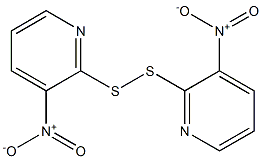 PYRIDINE, 2,2''-DITHIOBIS [3-NITRO-] Struktur