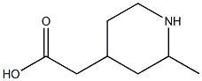 (2-METHYLPIPERIDIN-4-YL)ACETIC ACID Struktur