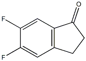 5,6-DIFLUORO-2,3-DIHYDRO-1H-INDEN-1-ONE Struktur