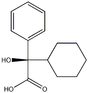 R,S-CYCLOHEXYLPHENYLGLYCOLLIC ACID Struktur