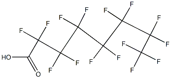 PERFLUOROACTANOIC ACID Struktur