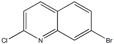 2-CHLORO-7-BROMOQUINOLINE Struktur