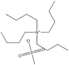 TETRA-N-BUTYLAMMONIUM METHANESULPHONATE Struktur