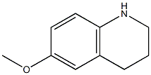 1,2,3,4-tetrahydro-6-methoxyquinoline Struktur