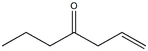 1-heptene-4-one Struktur