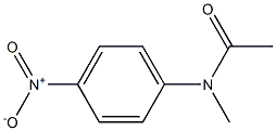 N-methyl-p-nitroacetanilide Struktur