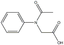 N-phenylaceturic acid Struktur