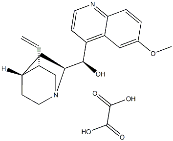 quinicine oxalate Struktur