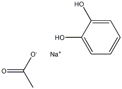 sodium catechol acetate Struktur