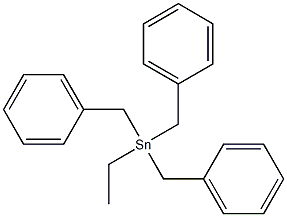 tribenzylethyltin Struktur