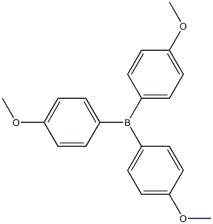 tri-p-anisylborine Struktur