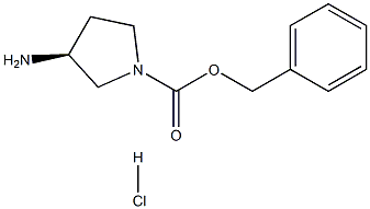 (S)-3-Amino-1-Cbz-pyrrolidine hydrochloride Struktur