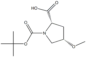 BOC-CIS-4-METHOXYPROLINE Struktur