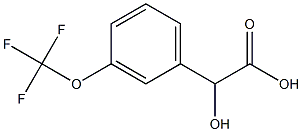 3-(TRIFLUOROMETHOXY)MANDELIC ACID Struktur