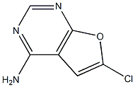 6-chlorofuro[2,3-d]pyrimidin-4-amine Struktur