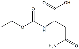 N-Carbethoxy-L-asparagine Struktur