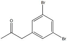 3,5-DIBROMOPHENYLACETONE Struktur