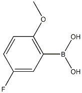 3-FLUORO-6-METHOXYPHENYLBORONIC ACID Struktur