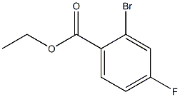 2-BROMO-4-FLUOROBENZOIC ACID ETHYL ESTER Struktur