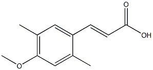 2,5-DIMETHYL-4-METHOXYCINNAMIC ACID Struktur