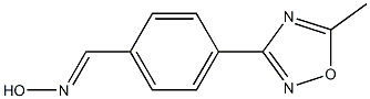 4-(5-METHYL-1,2,4-OXADIAZOL-3-YL)BENZALDEHYDEOXIME Struktur