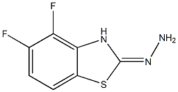 4,5-DIFLUORO-2(3H)-BENZOTHIAZOLONEHYDRAZONE Struktur