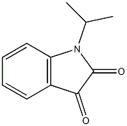 N-ISOPROPYLINDOLINE-2,3-DIONE Struktur