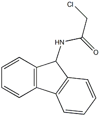 2-CHLORO-N-9H-FLUOREN-9-YLACETAMIDE Struktur