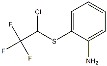 2-[(1-CHLORO-2,2,2-TRIFLUOROETHYL)THIO]ANILINE Struktur