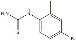 N-(4-BROMO-2-METHYLPHENYL)THIOUREA Struktur