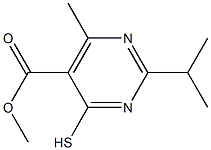 METHYL 2-ISOPROPYL-4-MERCAPTO-6-METHYLPYRIMIDINE-5-CARBOXYLATE, , 結(jié)構(gòu)式